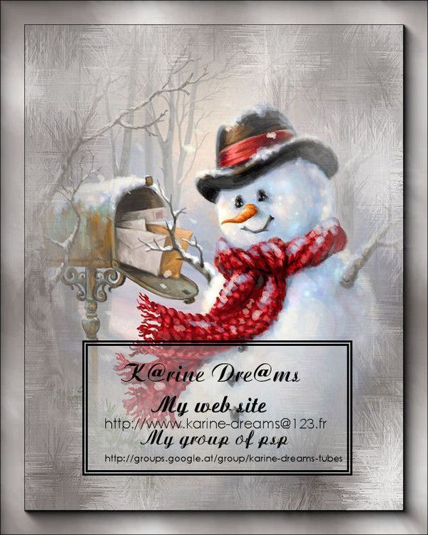 TUBE BONHOMME DE NEIGE