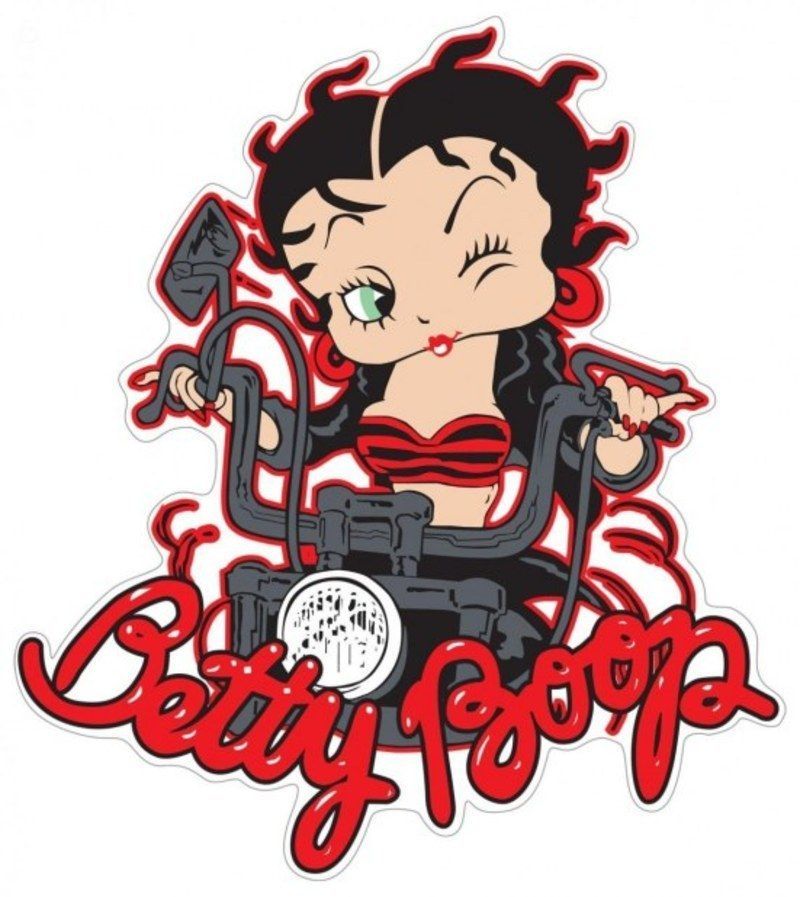 betty boop motorcycle coofee cup